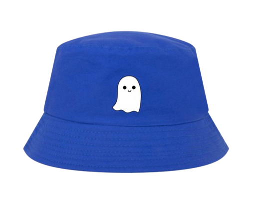 Royal Blue Ghost Bucket Hat