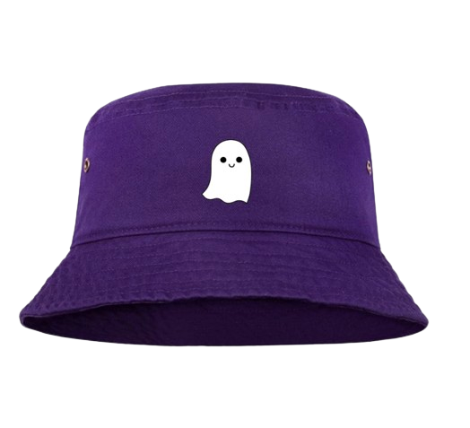 Purple Ghost Bucket Hat